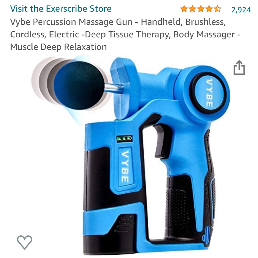 Vybe percussion massage gun 💆🏻‍♀️